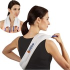 Microwavable Neck Wrap Hot Cold Pack Heat Therapy Neck Shoulder Wrap White