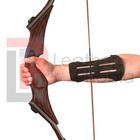 Archery Leather Arm Guard Protector Traditional Forearm Guard Hunting Arrow Bow