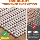 Non Slip Rug Pad 2x3 Feet  Anti Skid Mat For Under Area Rugs  2  X 3   Beige 