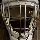 Vaughn Vm 7500 Goalie Mask Helmet Adult White 7 1 8-7 3 4 W bag Uncertified
