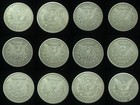 1921-s Morgan Dollar  lot Of 12x Coins  90  Silver