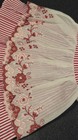 Handmade Red white Striped Dress W lace Overlay For 18  American Girl Type Doll