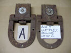 Big 4  F e  Myers   Bro  Stayon Sliding Barn Door Rollers   Hangers  Vintage