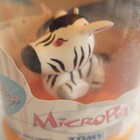 Vtg Y2k Tomy Micropets Mini Interactive Virtual Pet Zebra Tiny Micro Furby