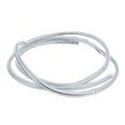 United Pacific 34802 72-in Chrome Wire Loom - 1 2-in Diameter - 1 Unit