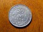 1904 Newfoundland 20 Cents  die Lamination Error On Coin 
