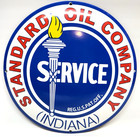 Standard Oil Company - Vintage Porcelain Sign - Pump Plate Advertisement