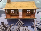 Early 1950s Marx Toy Bar-m-ranch Tin House Pre-dates Roy Rogers With Extras