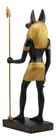 Ebros Large Classical Egyptian God Of The Dead Anubis Holding Staff Statue 16 h