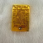 Phra Somdej Lp Amulet Thai Buddha Brass Gold  Wealth Talisman Lucky Money Protec