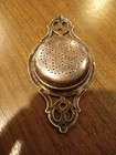 Vintage Antique Loose Tea Strainer R  Wallace 0149 Silver Sifter 19th Century