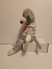 Sock Monkey Plush Stuffed  Dan Dee Animal 20 Inch  Valentines 