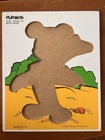 Vintage Playskool Disney  mickey Mouse  Wooden Children s Puzzle  8 Pieces