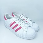 Adidas Boys Superstar Cg6608 White Casual Shoes Sneakers Size 6