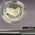 1991-s Mount Rushmore 2 Coin Proof Set Silver Dollar   Half Ogp
