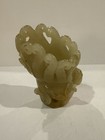 Vintage Chinese Nephrite Jade Celadon Carved Citron Hand Of Buddha