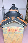 Vintage Artisan Miniature Leather Saddle Salesman Sample - Mexico - See Video
