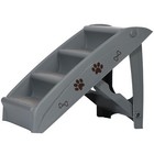 Foldable Dog Stairs Pet Stairs Dog Steps For High Beds 4 Non-slip Steps Frame