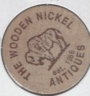 The Wooden Nickel Antiques  140 E  Main  Shelbyville  Illinois  Wooden Nickel