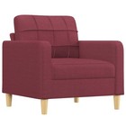 Sofa Upholstered Accent Sofa Chair Couch Living Room Seating Fabric Vidaxl 