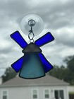 Holland Style Windmill Stained Glass Window Suncatcher 4   