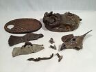 Pat  1883 Original Eagle   Eaglets Iron Mechanical Bank Parts  Incomplete  Flaws