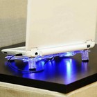 3 Fans Usb Cooler Cooling Pad Stand Led Light Radiator For Laptop Pc Notebook