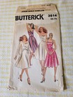 Vintage Early 80s Sewing Pattern Butterick 3514 Dress Lrg Sz 16 B 38 Complete 
