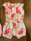 Carters Baby Clothes Girl Newborn Bundle Summer Rompers One Pieces Outfits Bird