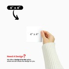 2 500 Custom 4x4 Square Cards Full Color Glossy Or Matte Printing