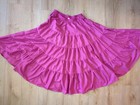 Vintage Malco Modes Tiered Ruffle Full Square Line Dancing Western Skirt Medium 