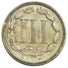 1867 Three Cent Nickel   Nice Bu Uncirculated 3c    Priced Right 