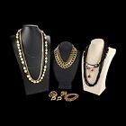 Lot Of 12 Vintage   Modern Napier Necklaces Brooches Earrings Women   s Jewelry