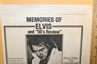 1970s Elvis Presley Impersonator Concert Poster Perry White Guntersville Alabama