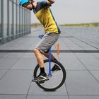 Blue 20inch Unicycle With Adjustable Height 78-90cm lightweight Outdoor Unicycle