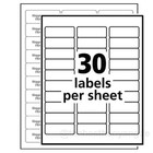Premium Shipping Address Mailing Labels 1  X 2 5 8  30 Labels Per Sheet  30 Up 