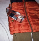 Little Lad Boys 12 Mo 3pc Fur Trim Vest Flannel Shirt Cord Pants Infant Toddler