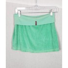 Hard Tail Forever Green Terry Cloth Mini Skirt Foldover Waist Usa L Summer Y2k