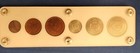  rare  Hashemite Kingdom Of  Jordan 1964 6 Coin Proof-like Mint Set