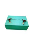 Tiffany   Co  Sterling Silver Letter T Cuff Links - Box 