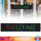 Led Sign 40  X 8   Scrolling Message Display Board 7 Color Programmable