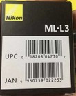 Nikon Ml-l3 Wireless Remote Shutter Release For D7500 D750 D3400 D5500 Coolpix