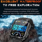 1 96  430mah 3atm Waterproof Bluetooth Ai Fitness Smartwatch For Samsung Iphone