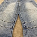 Vervet Blue Wide Leg Barrel Jeans Womens 26 Blue High Rise Stretch Style 16514