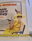 Paris When It Sizzles  audrey Hepburn   Original Half-sheet Poster 1964