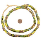 Antique Venetian Millefiori African Trade Beads  15940 10mm Ghana Multicolor