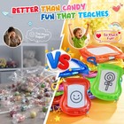 6 Pack Mini Magnetic Drawing Board For Kids  Erasable Keychain Doodle Board