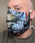 Iron Maiden Derek Riggs Cyborg Eddie Somewhere In Time Protection Face Mask 