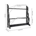 6 Hole Vertical Sword Sword Display Stand Adjustable Large Floor Sword Holder