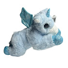 New Flying Unicorn Wings Plush Stuffed Animal Soft Toy Blue Iridescent Lovey